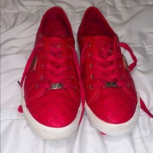 Guess sneakers red size 10